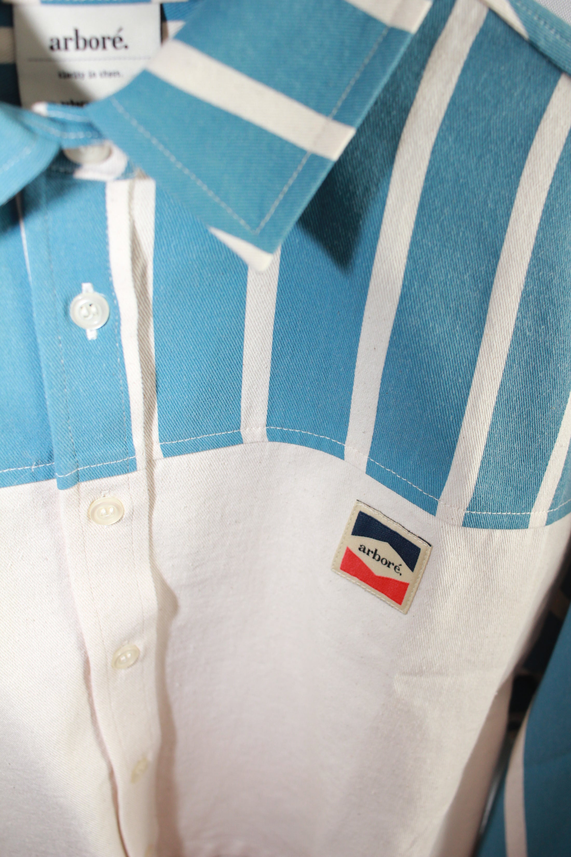 divided calm overshirt